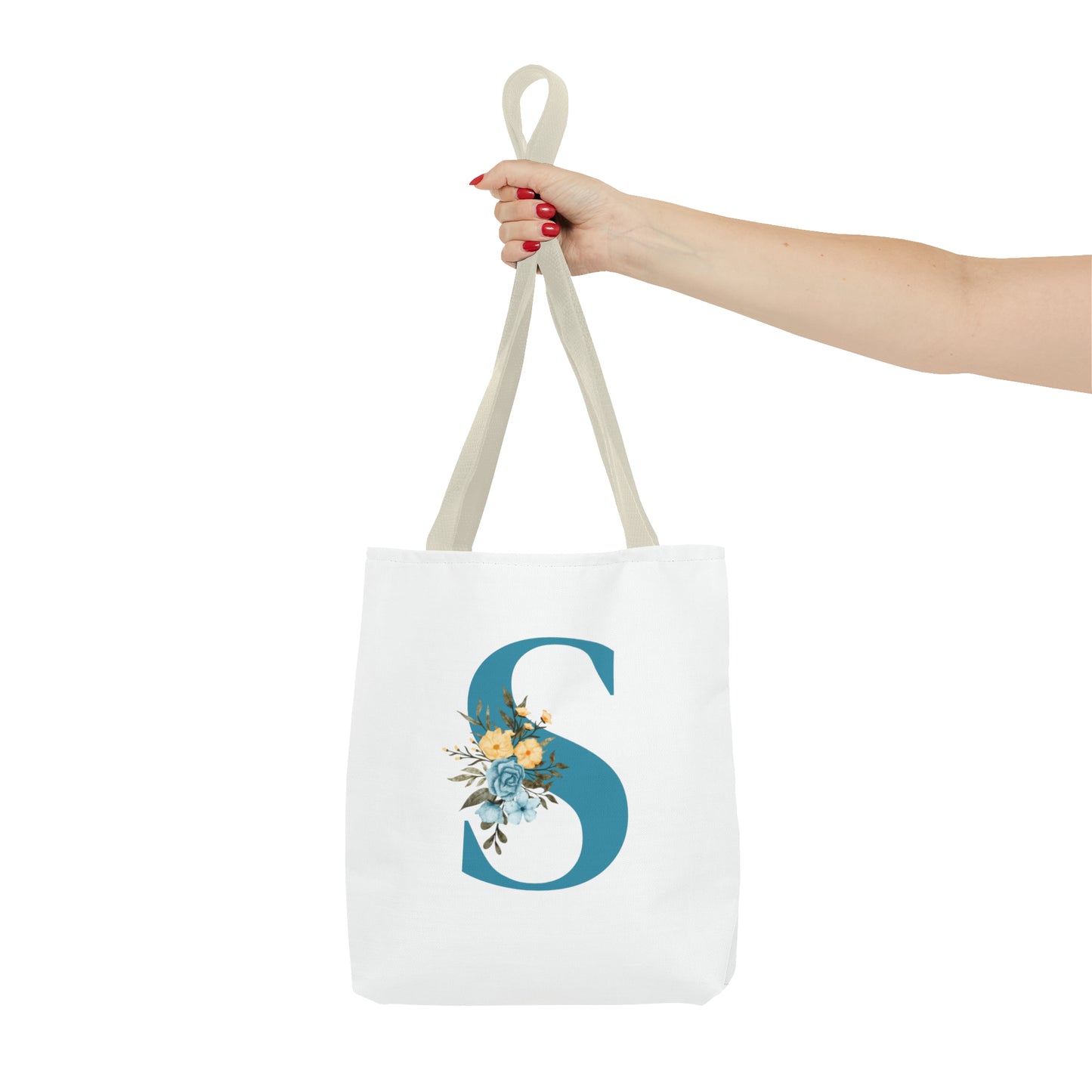 Initial Tote Bag - Personalized Tote Bag - Alphabet Bag - Letter Tote - Reusable Canvas Tote Bag - Letter Bag - Cotton Shopping Bag