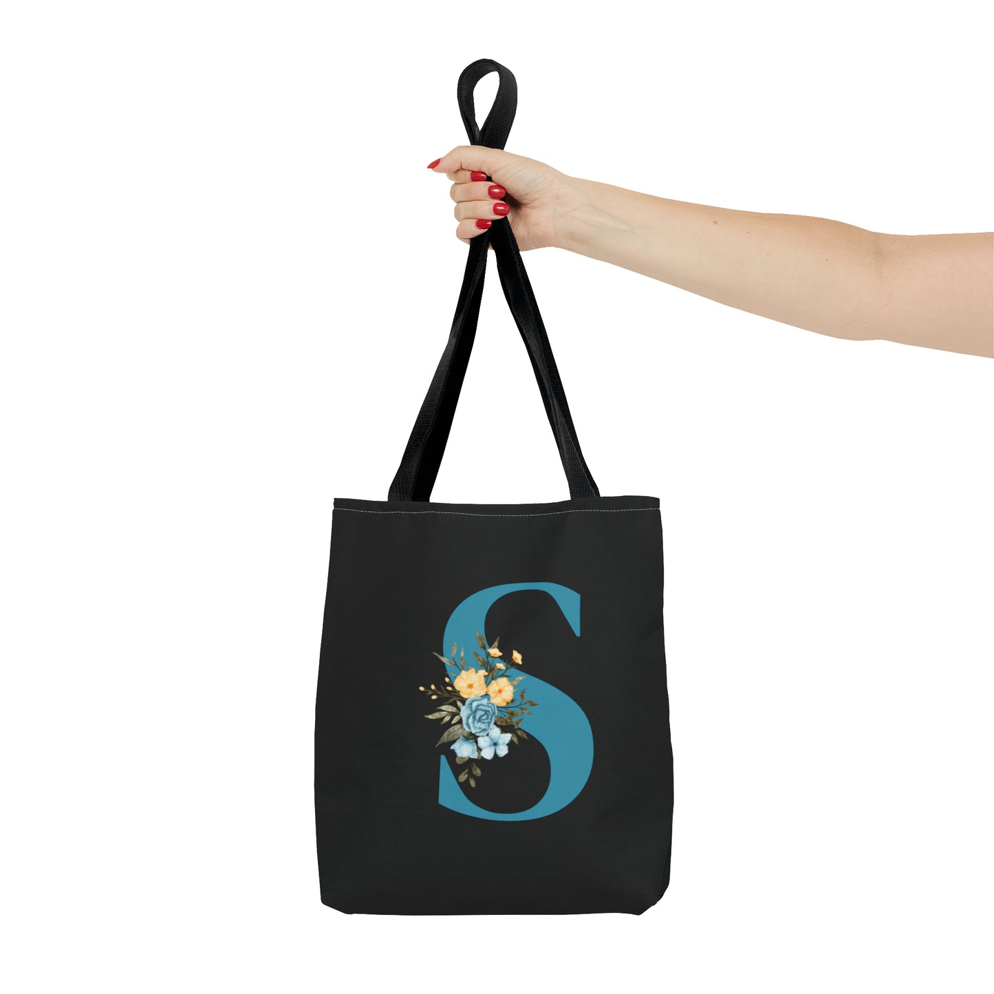 Initial Tote Bag - Personalized Tote Bag - Reusable Canvas Tote Bag - Letter Bag - Shopping Bag - Alphabet Bags