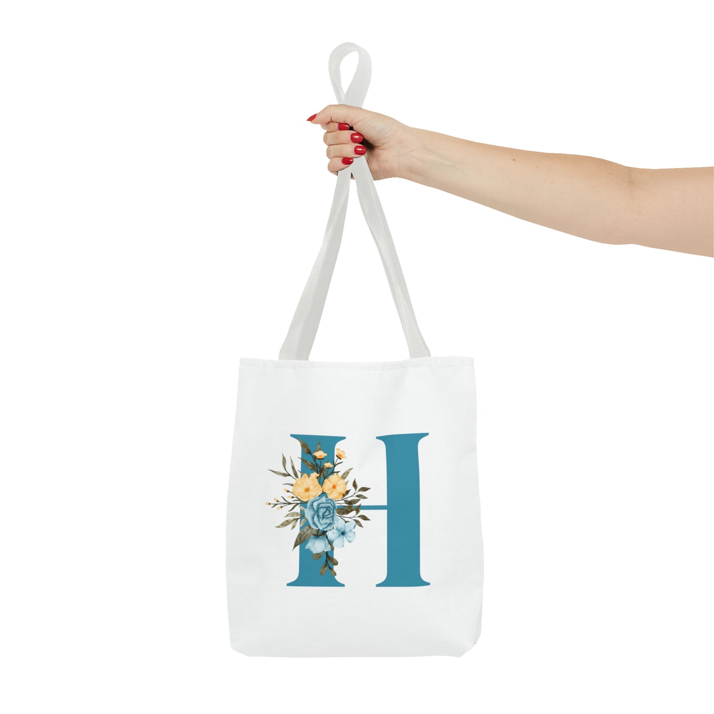 Initial Tote Bag - Personalized Tote Bag - Alphabet Bag - Letter Tote - Reusable Canvas Tote Bag - Letter Bag - Cotton Shopping Bag