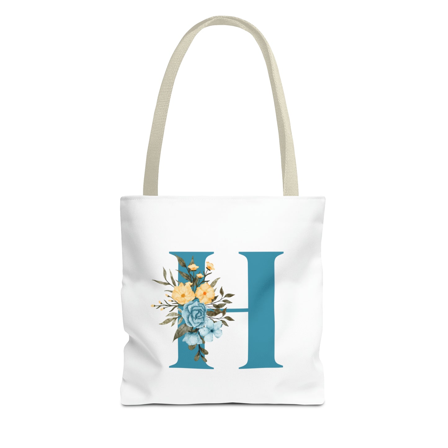 Initial Tote Bag - Personalized Tote Bag - Alphabet Bag - Letter Tote - Reusable Canvas Tote Bag - Letter Bag - Cotton Shopping Bag