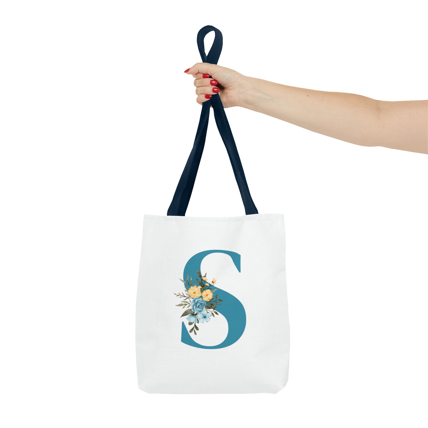 Initial Tote Bag - Personalized Tote Bag - Alphabet Bag - Letter Tote - Reusable Canvas Tote Bag - Letter Bag - Cotton Shopping Bag