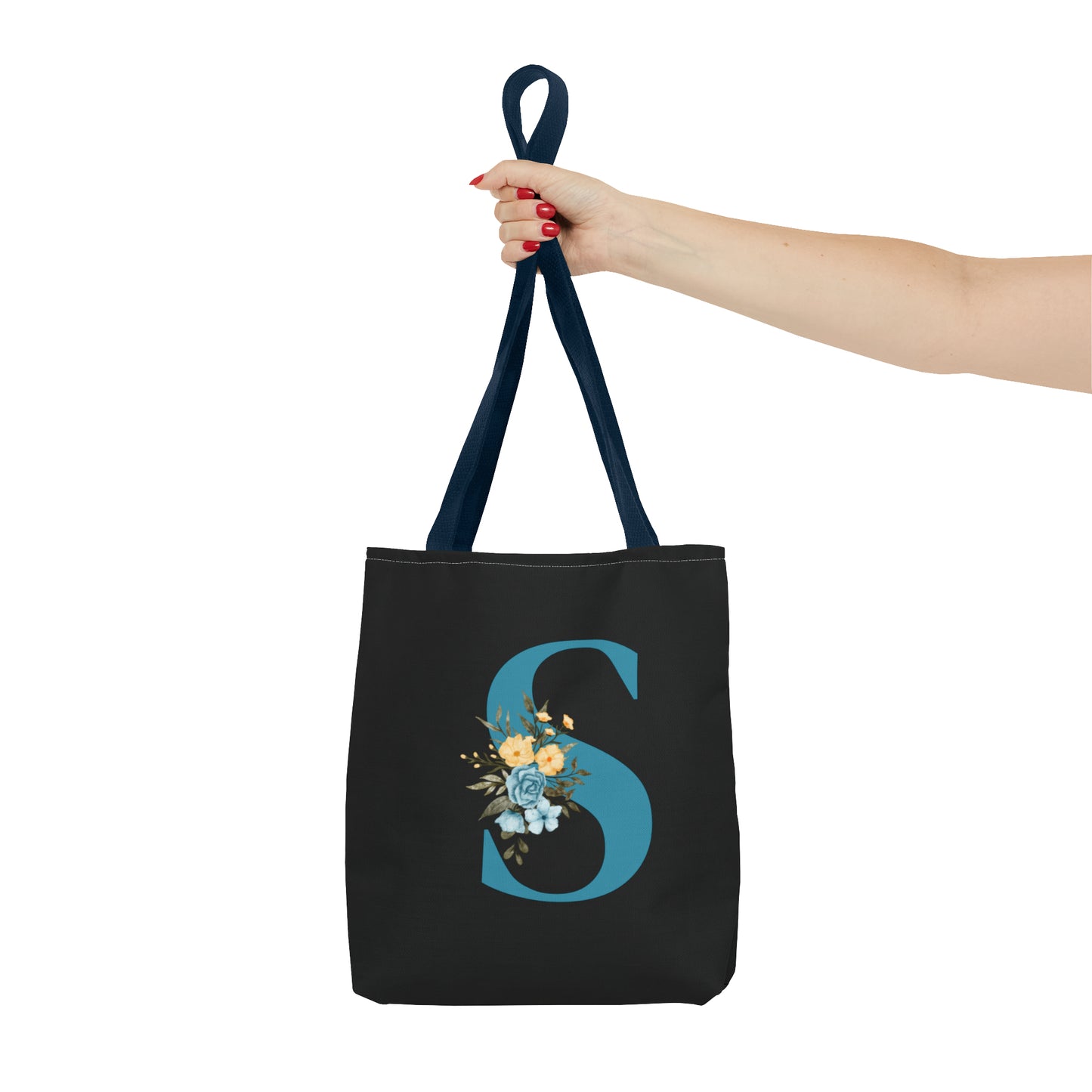 Initial Tote Bag - Personalized Tote Bag - Reusable Canvas Tote Bag - Letter Bag - Shopping Bag - Alphabet Bags