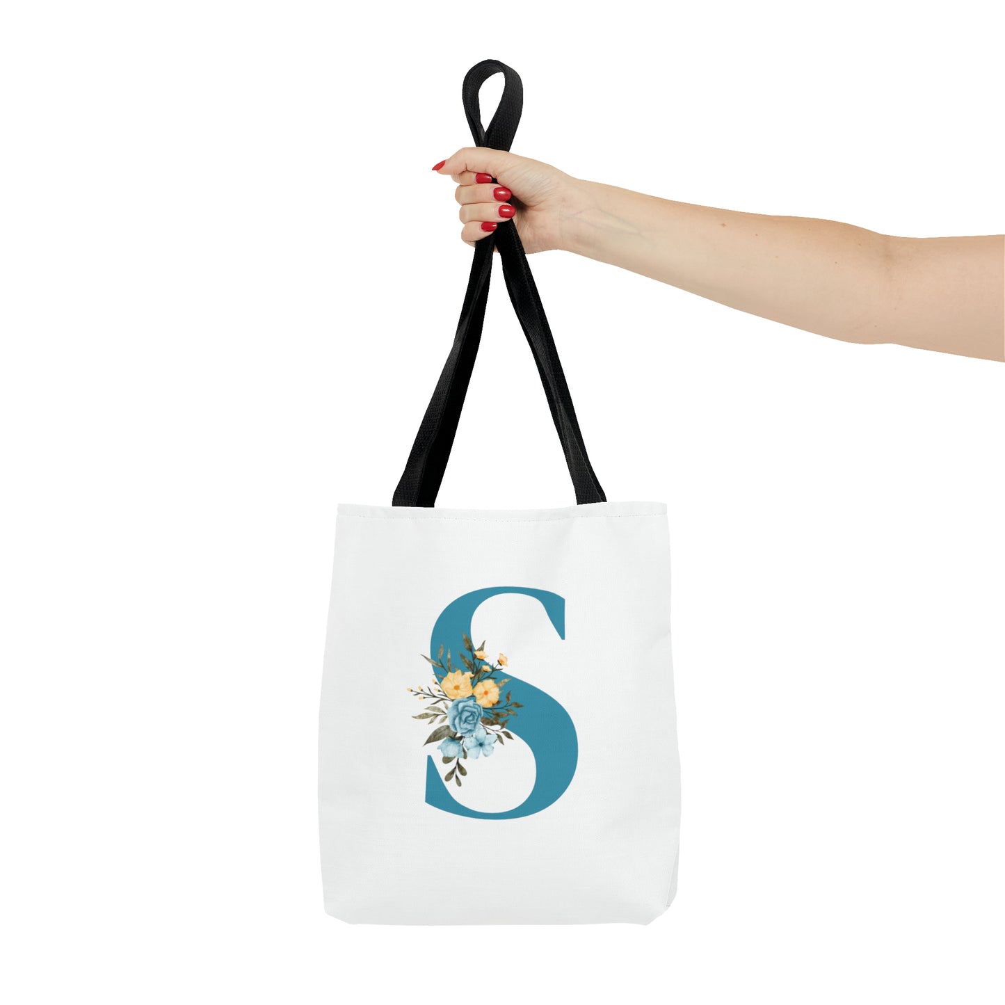 Initial Tote Bag - Personalized Tote Bag - Alphabet Bag - Letter Tote - Reusable Canvas Tote Bag - Letter Bag - Cotton Shopping Bag