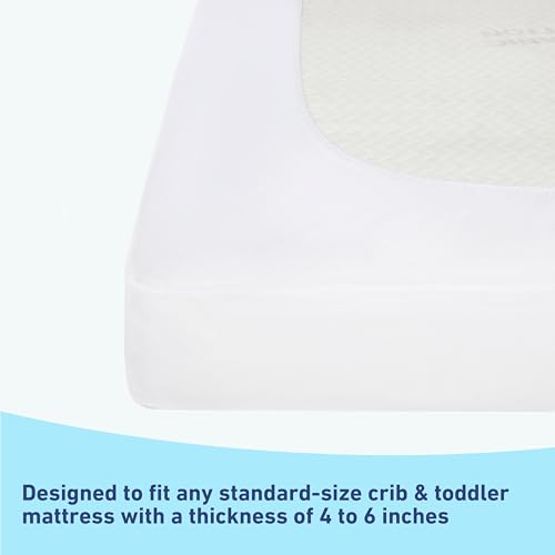 Graco Premium Crib & Toddler Mattress – GREENGUARD Gold Certified & CertiPUR-US Certified, Fits All Standard Crib & Toddler Beds, Waterproof Sleep Surface, Machine-Washable Outer Cover for Easy Care