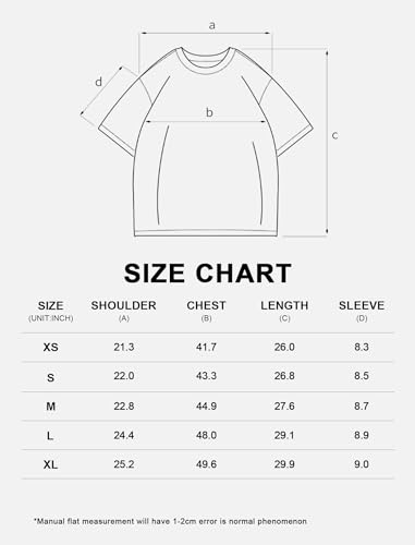 Aelfric Eden Oversized Graphic Tees Unisex Cherries Print T Shirts Casual Summer Short Sleeve Top Cotton Cute Tee Shirt