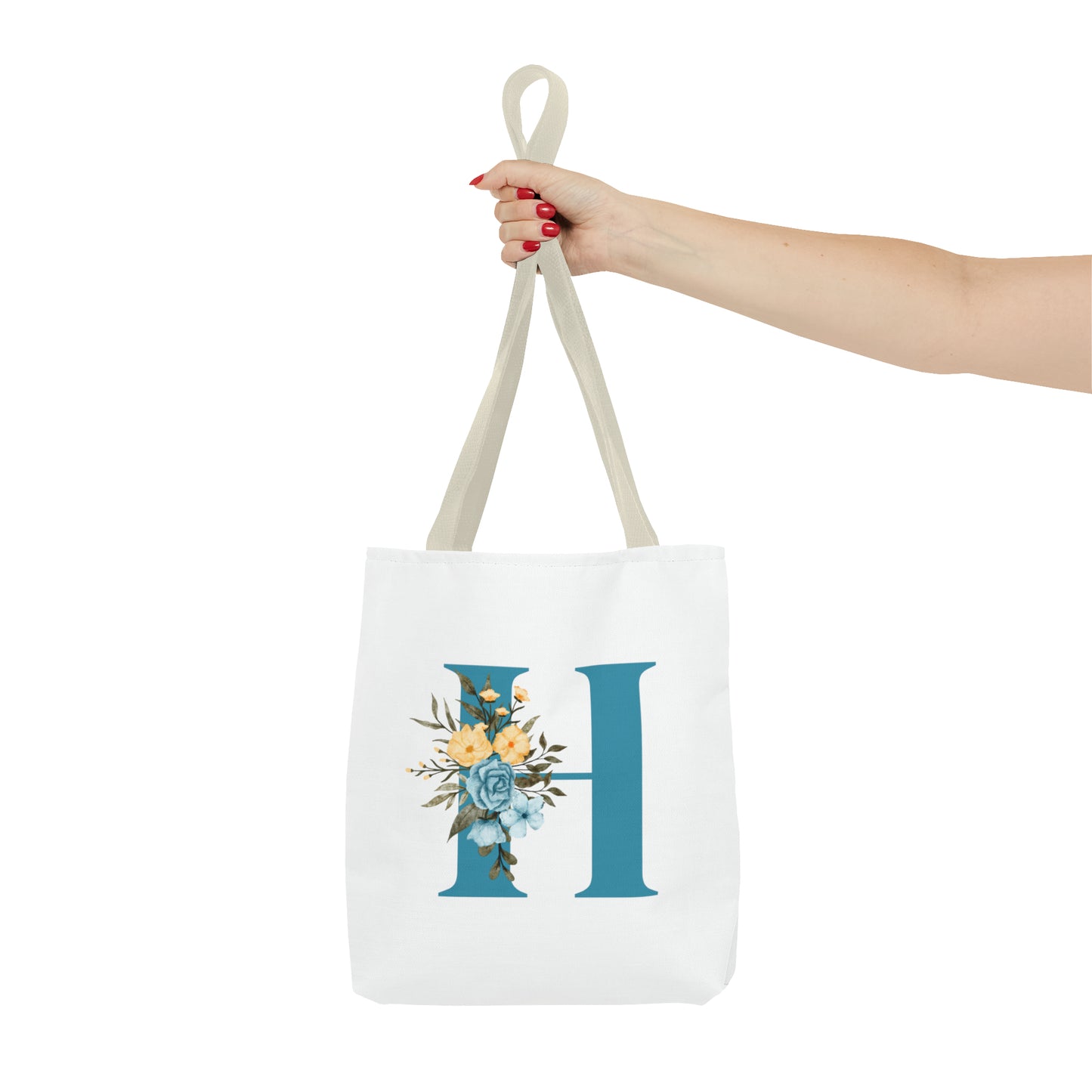 Initial Tote Bag - Personalized Tote Bag - Alphabet Bag - Letter Tote - Reusable Canvas Tote Bag - Letter Bag - Cotton Shopping Bag