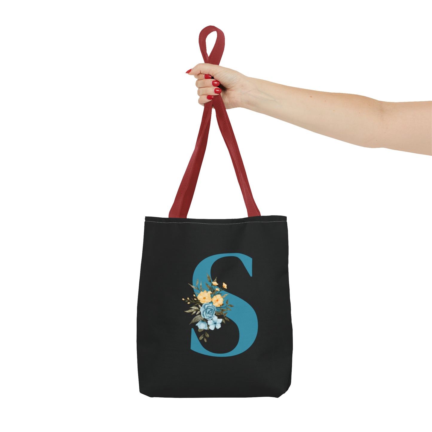 Initial Tote Bag - Personalized Tote Bag - Reusable Canvas Tote Bag - Letter Bag - Shopping Bag - Alphabet Bags