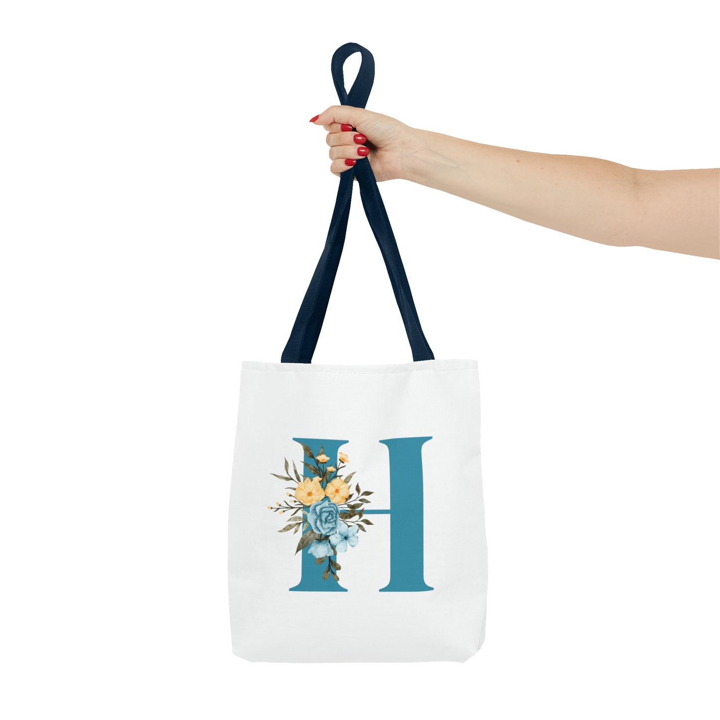 Initial Tote Bag - Personalized Tote Bag - Alphabet Bag - Letter Tote - Reusable Canvas Tote Bag - Letter Bag - Cotton Shopping Bag