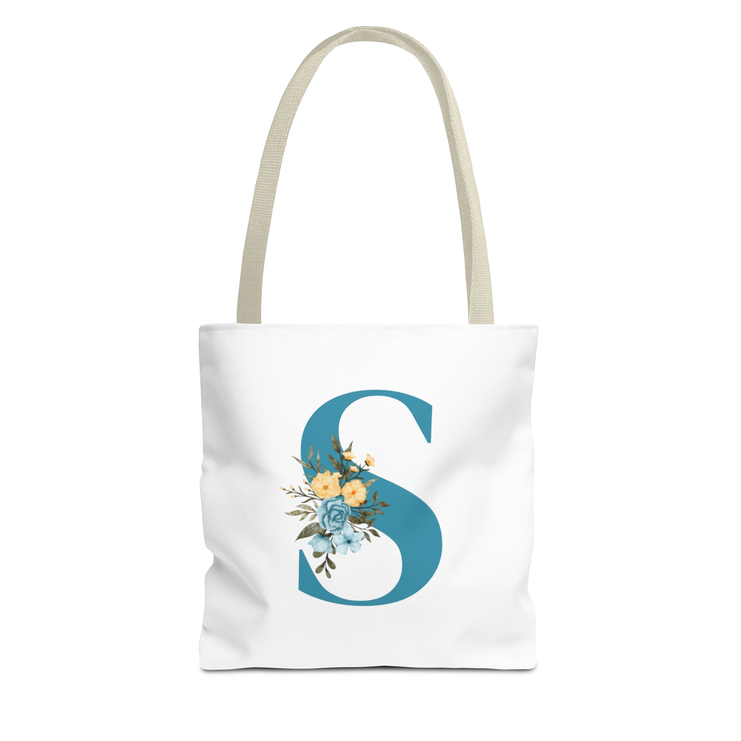 Initial Tote Bag - Personalized Tote Bag - Alphabet Bag - Letter Tote - Reusable Canvas Tote Bag - Letter Bag - Cotton Shopping Bag