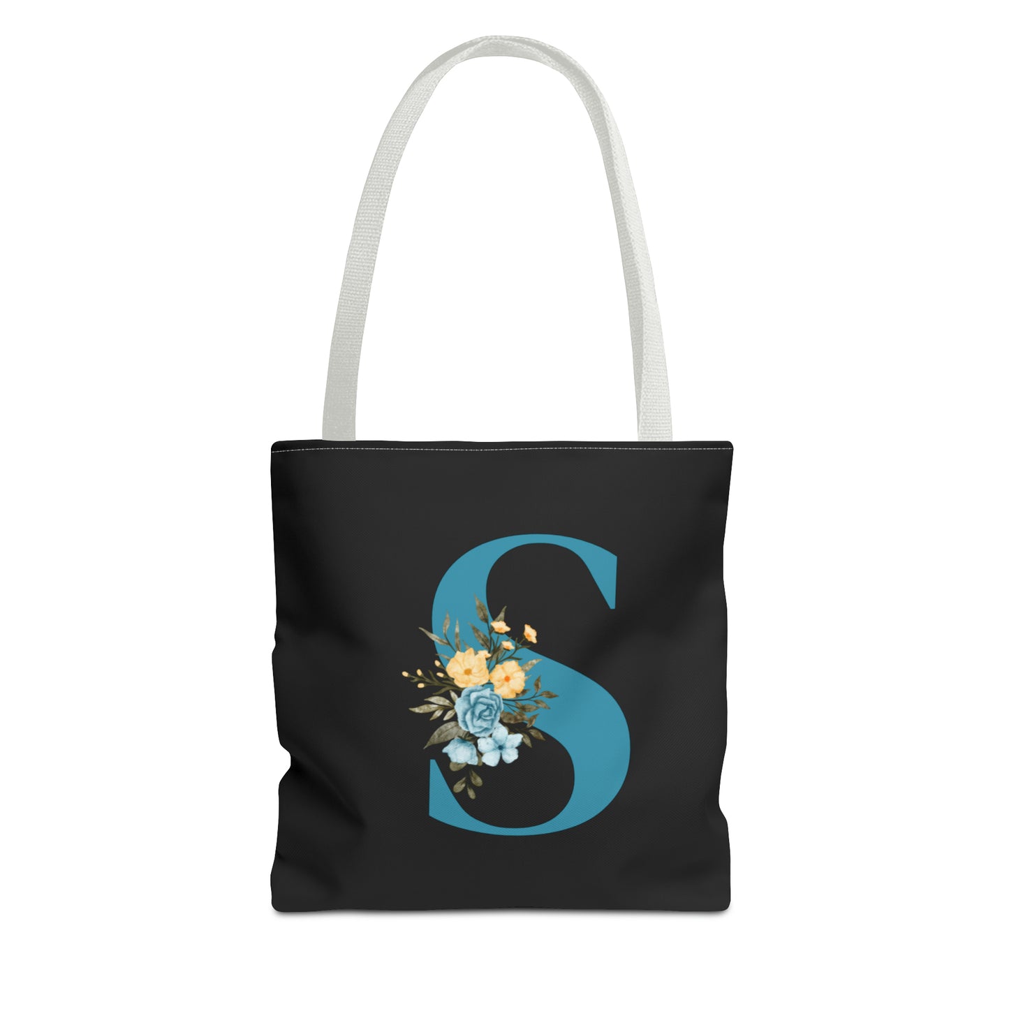 Initial Tote Bag - Personalized Tote Bag - Reusable Canvas Tote Bag - Letter Bag - Shopping Bag - Alphabet Bags