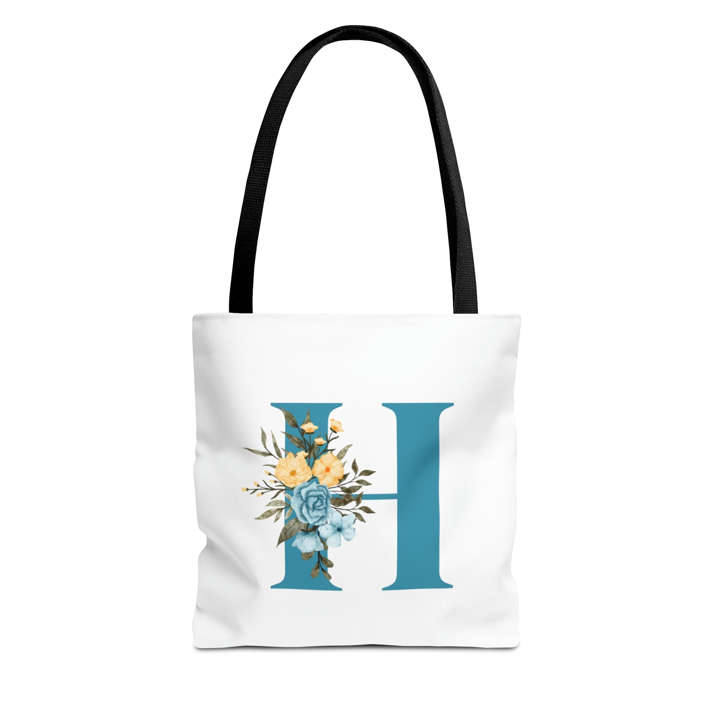 Initial Tote Bag - Personalized Tote Bag - Alphabet Bag - Letter Tote - Reusable Canvas Tote Bag - Letter Bag - Cotton Shopping Bag