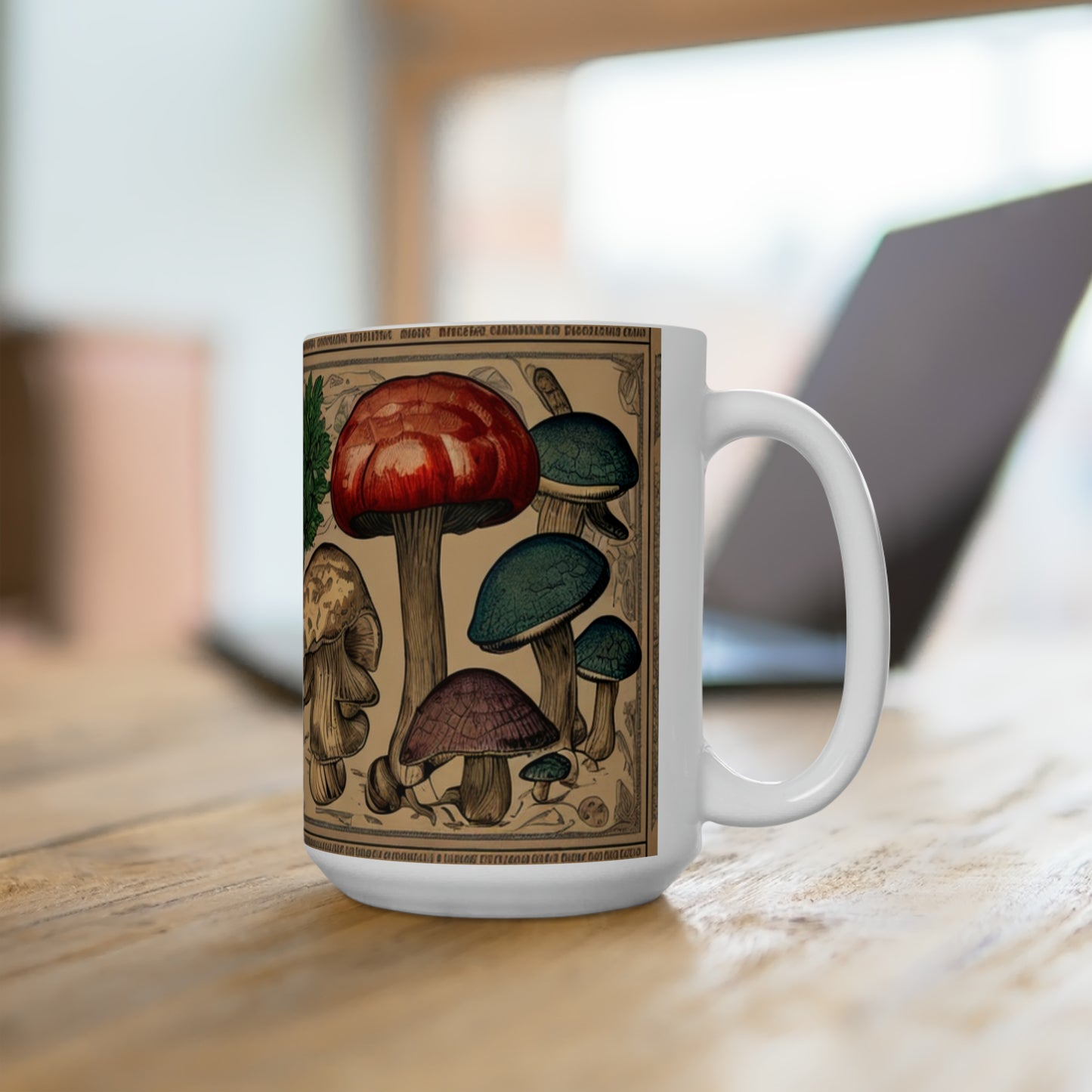 Mashroom Ceramic Mug 15oz