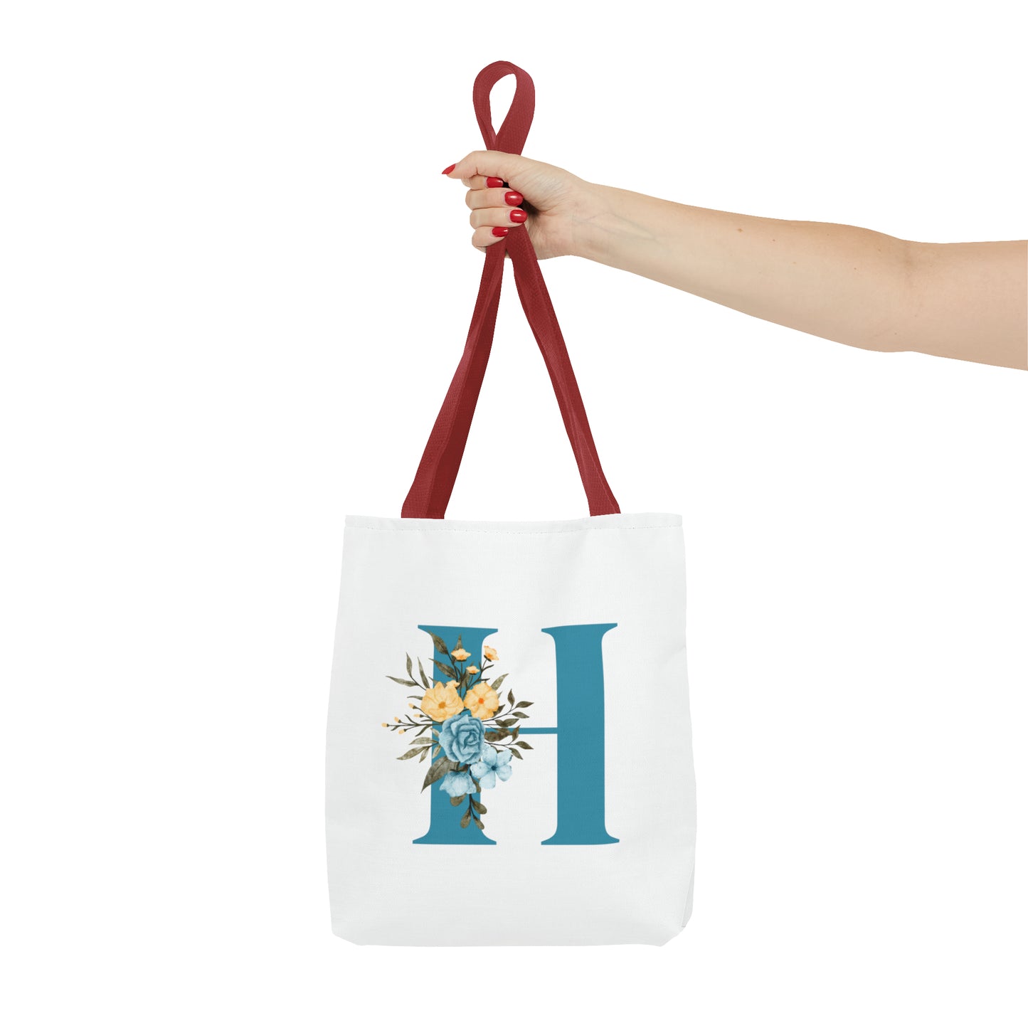 Initial Tote Bag - Personalized Tote Bag - Alphabet Bag - Letter Tote - Reusable Canvas Tote Bag - Letter Bag - Cotton Shopping Bag