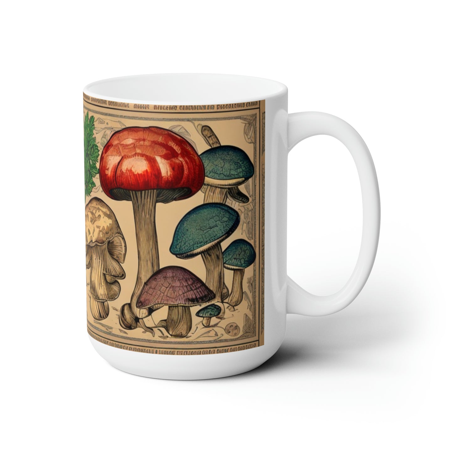 Mashroom Ceramic Mug 15oz