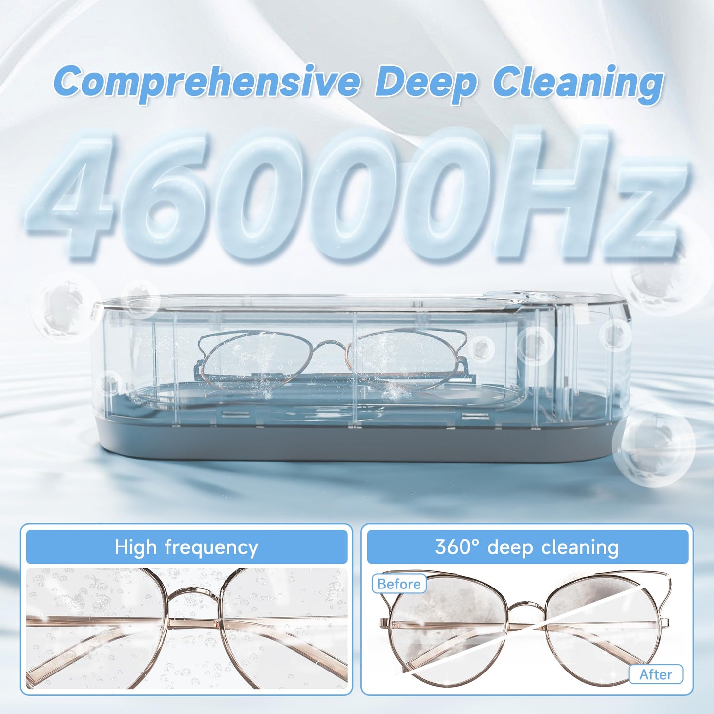 Smart Ultrasonic Deep Cleaner For Accessories