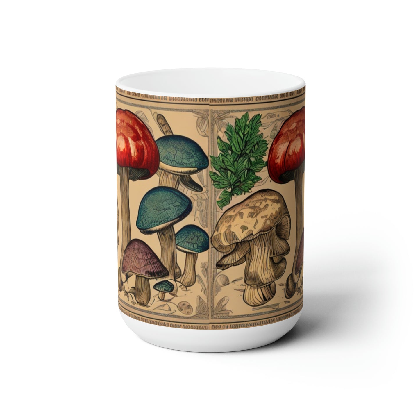 Mashroom Ceramic Mug 15oz