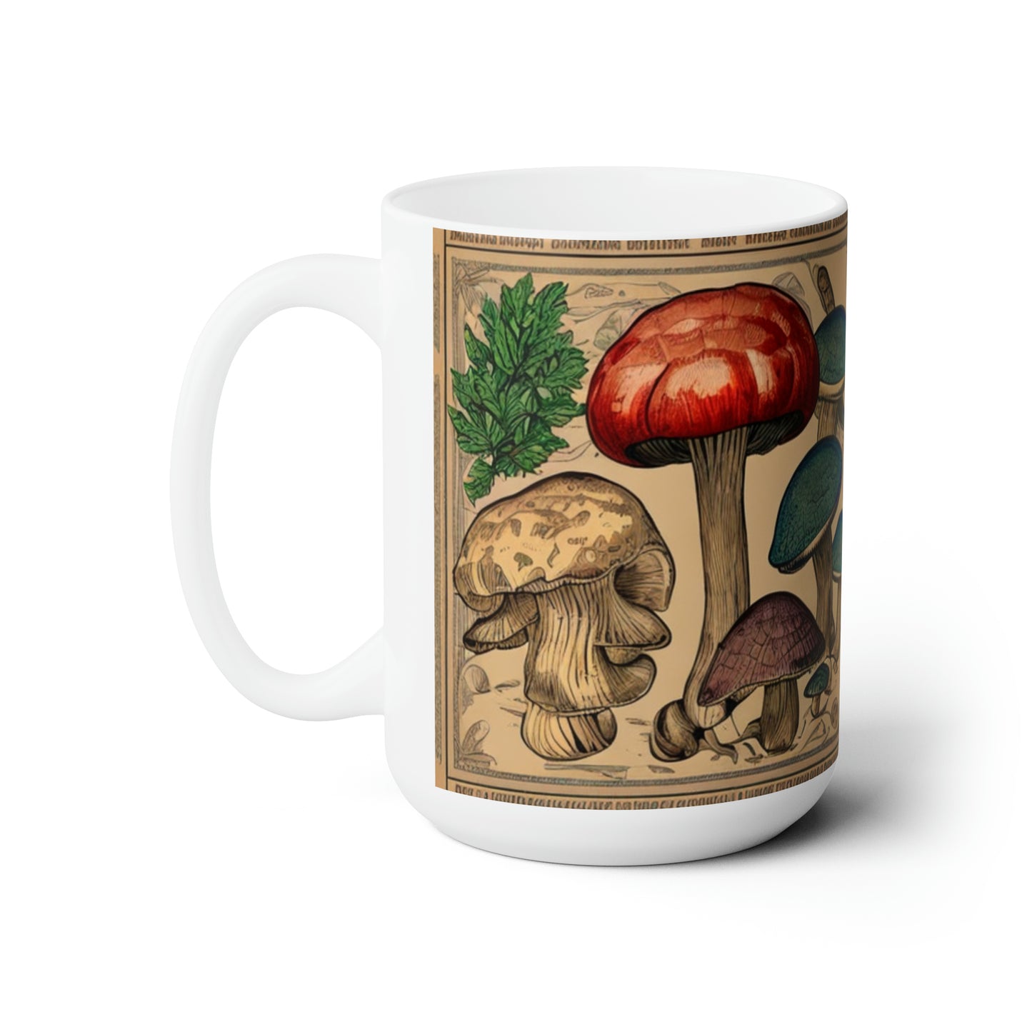 Mashroom Ceramic Mug 15oz