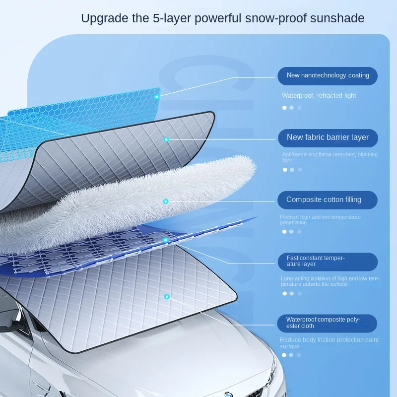 Windshield Cover for Sun Ice and Snow