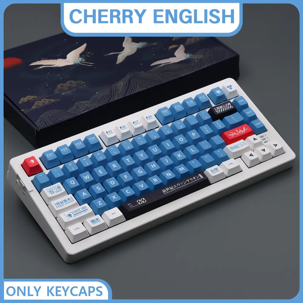 Spanish/French/German/Japanese/Korean/Russian Anime customized Keycaps Cherry Profile Keycap ISO layout for Mechanical Keyboard