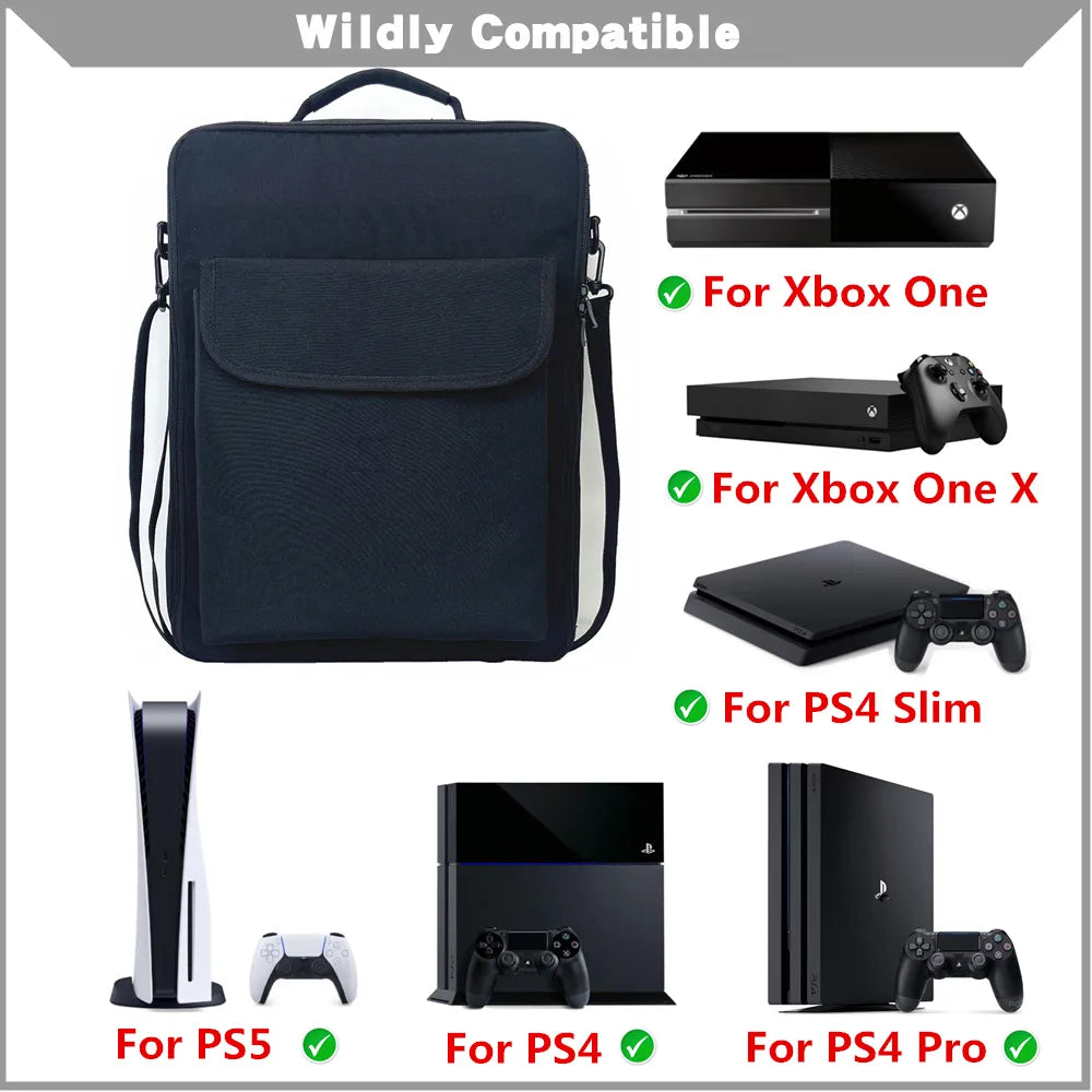 New Portable PS5 Travel Carrying Case Storage Bag Handbag Shoulder Bag Backpack for Playstation 5 Game Console Accessories