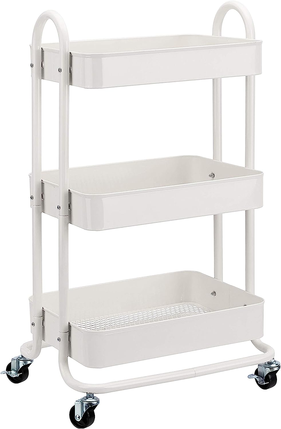 Basics 3-Tier Rolling Utility or Kitchen Cart - Mint Green