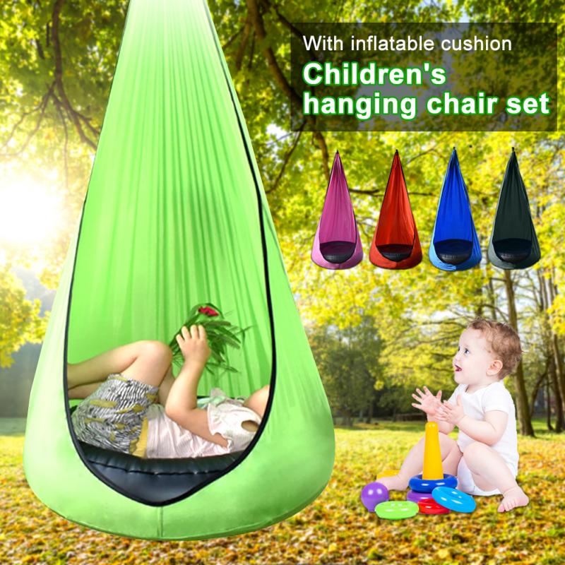 The Cacoon™ Kids Pod Swing Seat Cotton Child Hammock Chair